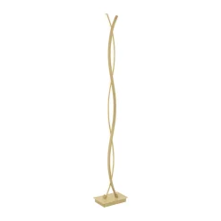 Eglo Golvlampa Lasana 4 Stål Aluminium Trä 36W 4700lm - 830 Varm Vit