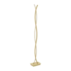 Eglo Golvlampa Lasana 4 Stål Aluminium Trä 36W 4700lm - 830 Varm Vit
