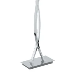 Eglo Golvlampa Lasana 2 Stål Aluminium Krom 36W 4700lm - 830 Varm Vit