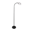 Eglo Golvlampa Lauro Plast Svart 55W 600lm - 827-865 Justerbar Vit | Dimbar