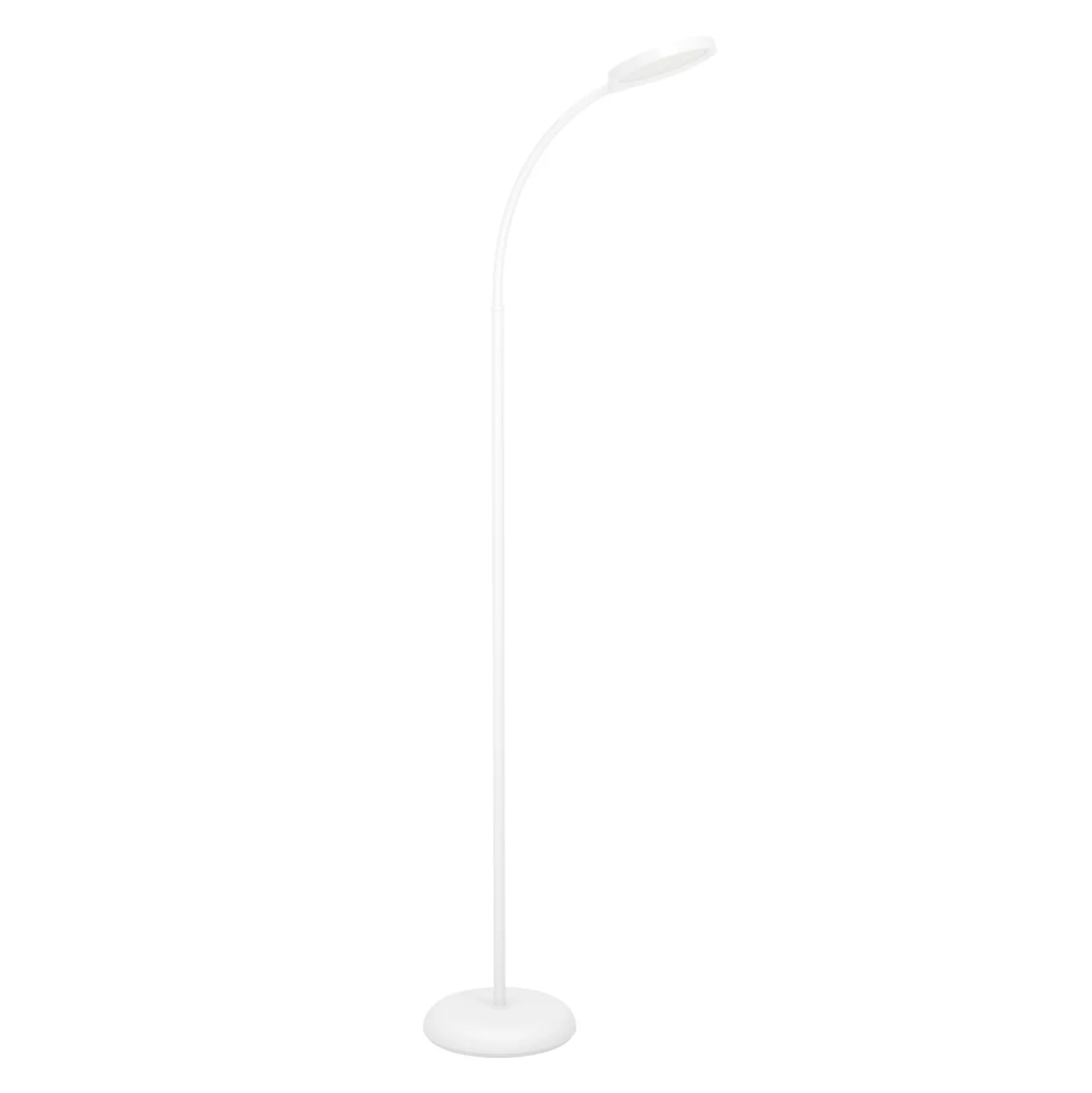 Eglo Golvlampa Lauro Plast Vit 55W 600lm - 827-865 Justerbar Vit | Dimbar