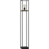 Eglo Golvlampa Libertad Stål Svart Trä | Passande För 1x E27