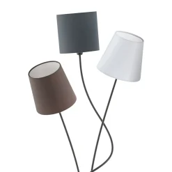 Eglo Golvlampa Maronda Stål Svart Vit | Passande För 3x E14