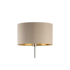 Eglo Golvlampa Maserlo Stål Satin Nickel | Passande för E27