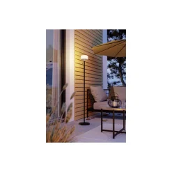 Eglo Golvlampa Montapalma-L Solar Stål Svart 2W 190lm - 830 Varm Vit | IP54 - Dimbar - USB-C