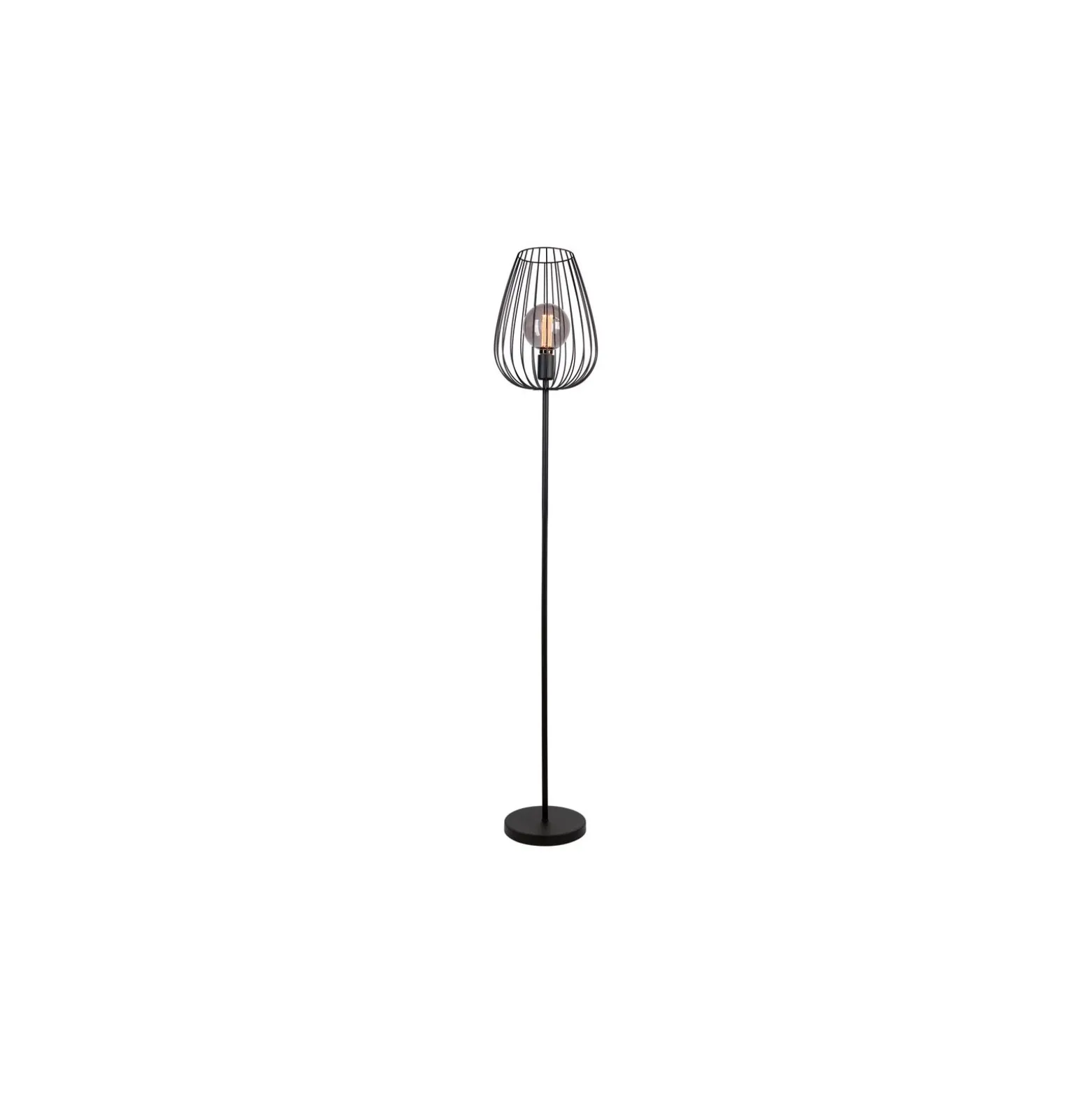 Eglo Golvlampa Newtown Stål Svart | IP20 - Passande för 1x E27