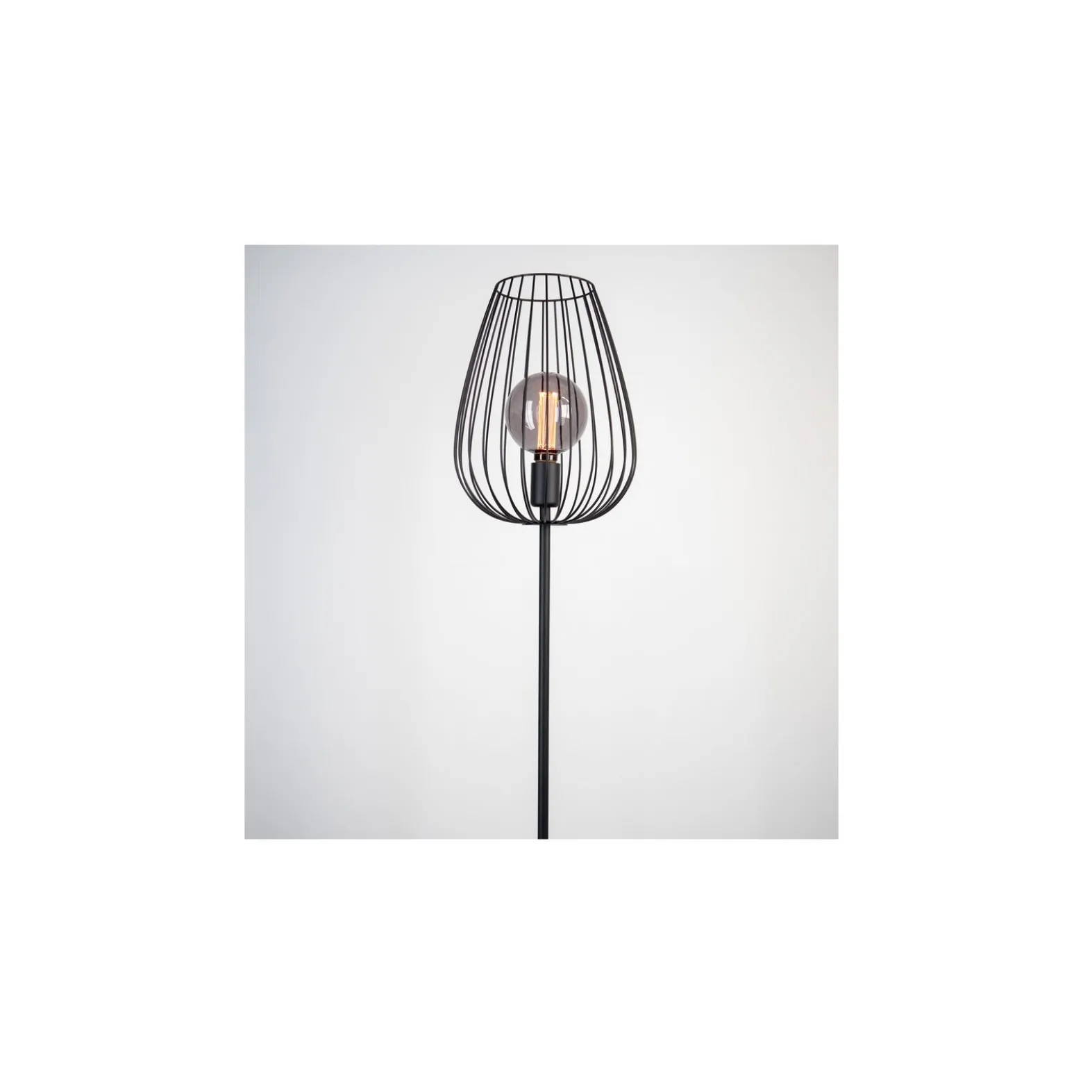 Eglo Golvlampa Newtown Stål Svart | IP20 - Passande för 1x E27