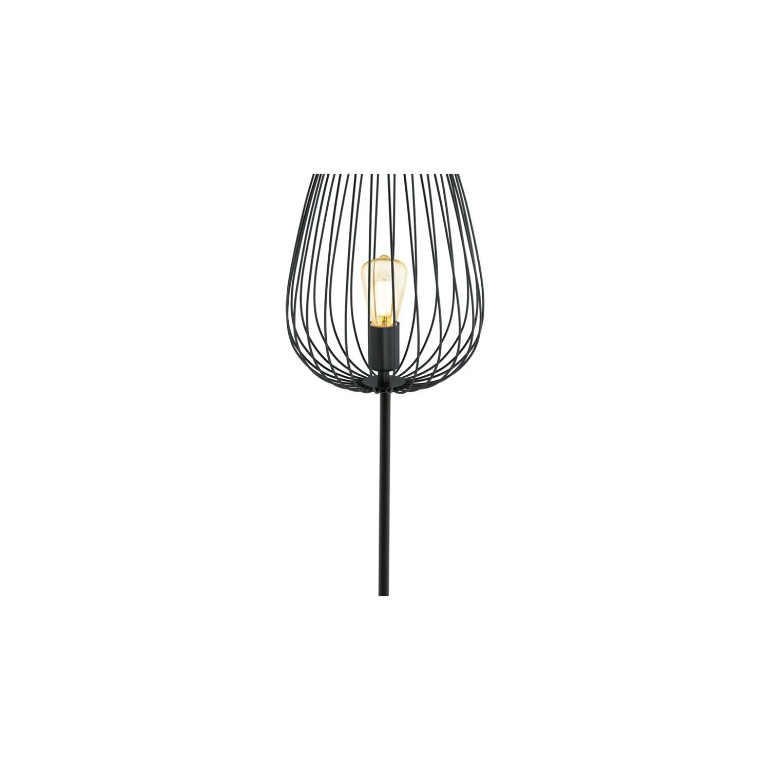 Eglo Golvlampa Newtown Stål Svart | IP20 - Passande för 1x E27