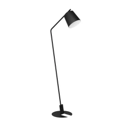 Eglo Golvlampa Oneda Stål Svart Vit | Passande För 1x E27