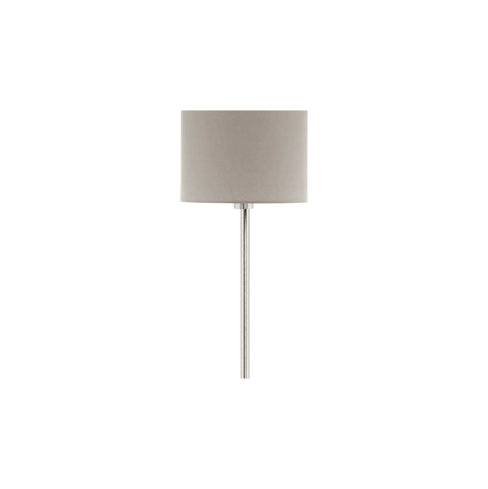 Eglo Golvlampa Pasteri Stål Satin Nickel Taupe | IP20 - Passande för 1x E27