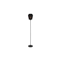 Eglo Golvlampa Persley Stål Svart Papper | IP20 - Passande för 1x E27
