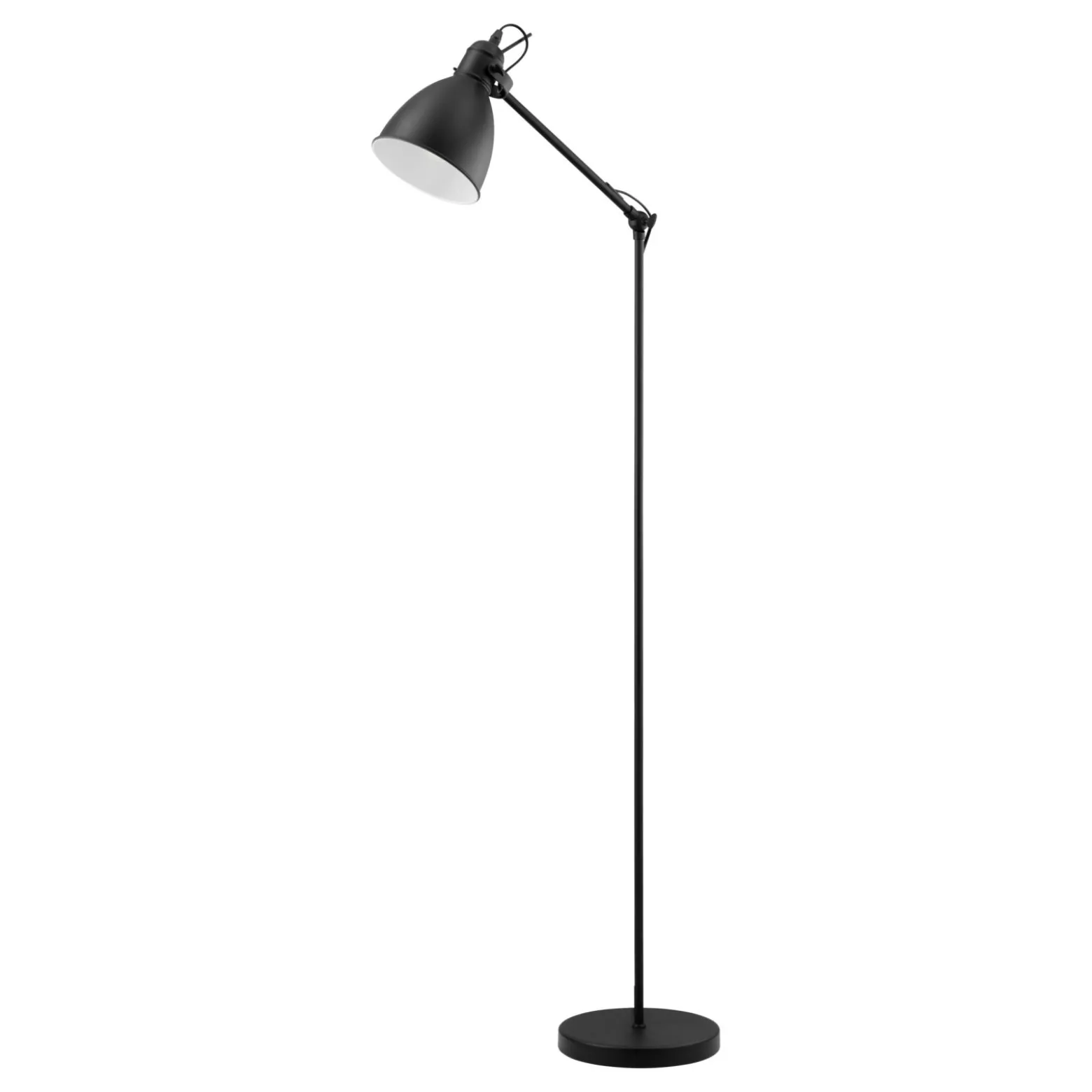 Eglo Golvlampa Priddy Stål Svart | Passande För 1x E27