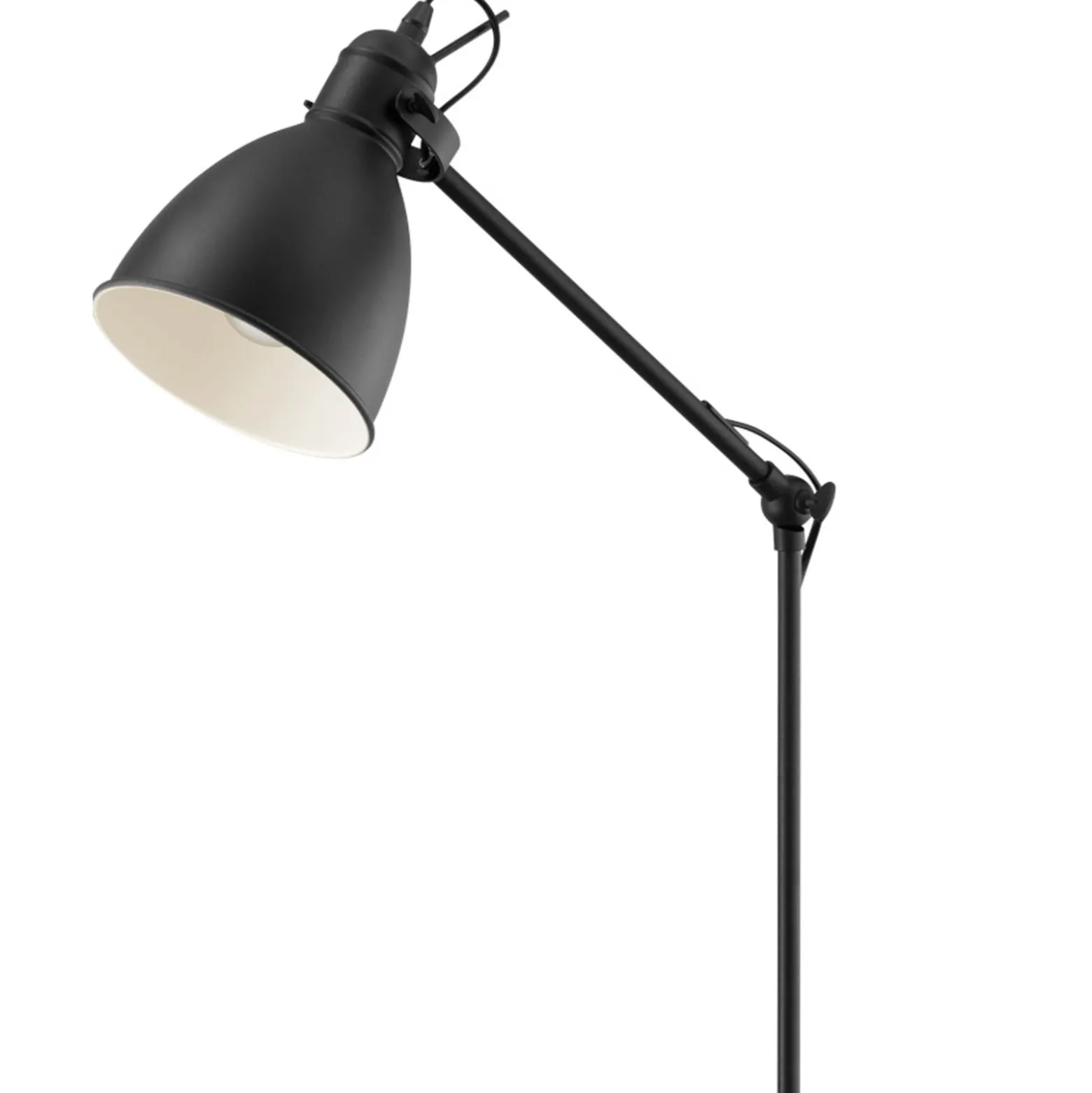 Eglo Golvlampa Priddy Stål Svart | Passande För 1x E27