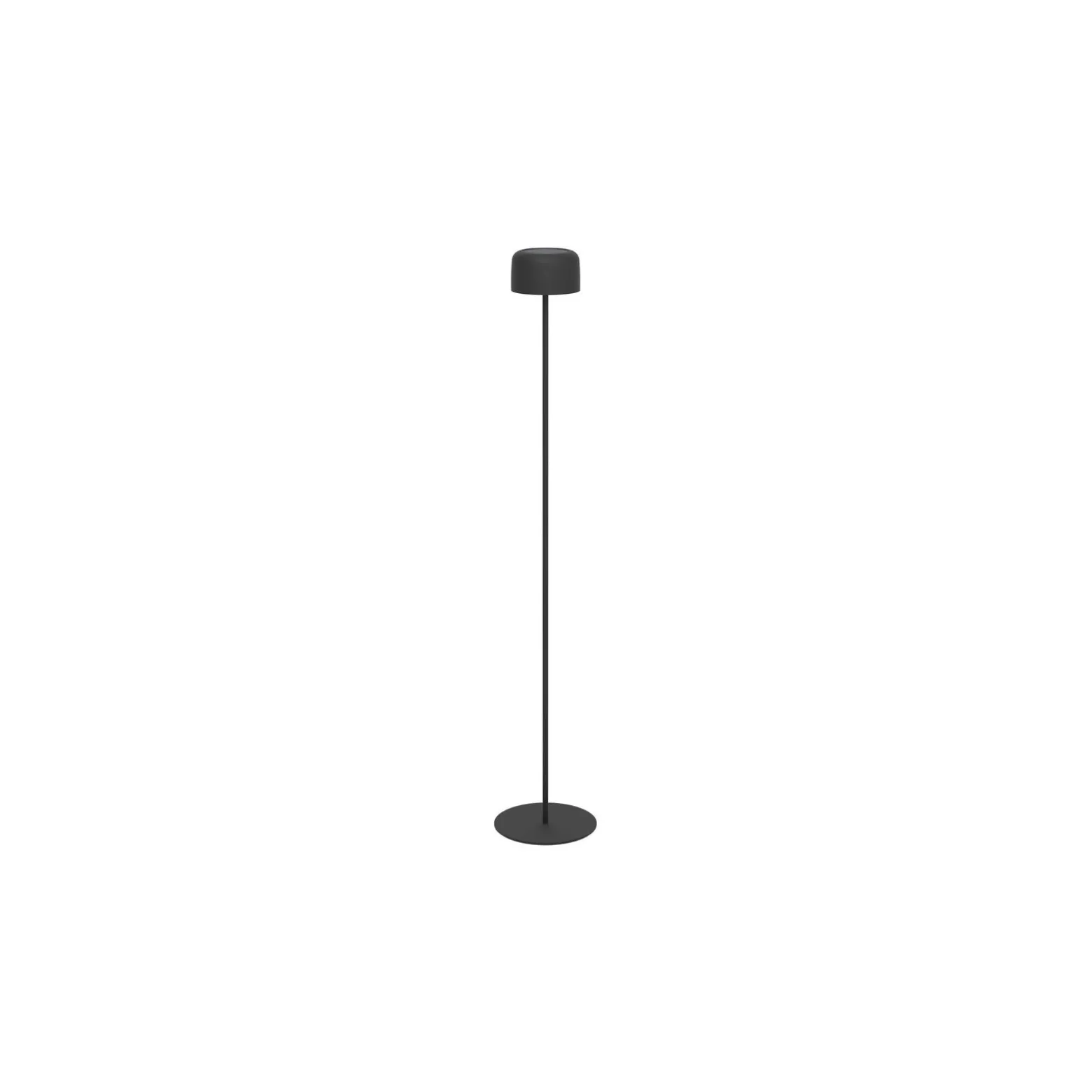 Eglo Golvlampa Roccanova-L Solar Stål Svart 2W 270lm - 830 Varm Vit | IP44 - Touchdimmerbar - USB-C