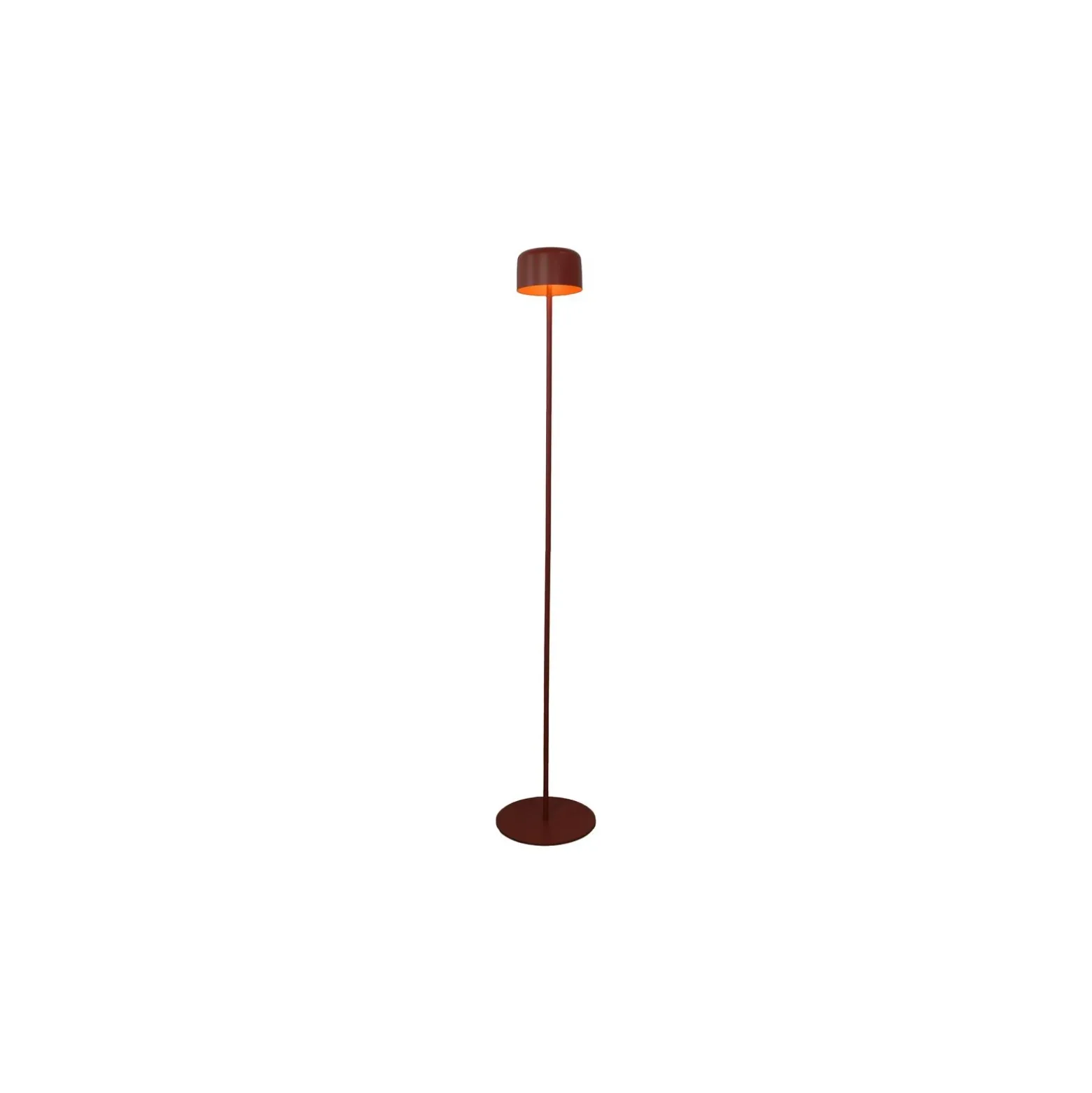 Eglo Golvlampa Roccanova-L Solar Stål Apelsin 2W 270lm - 830 Varm Vit | IP44 - Touchdimmerbar - USB-C