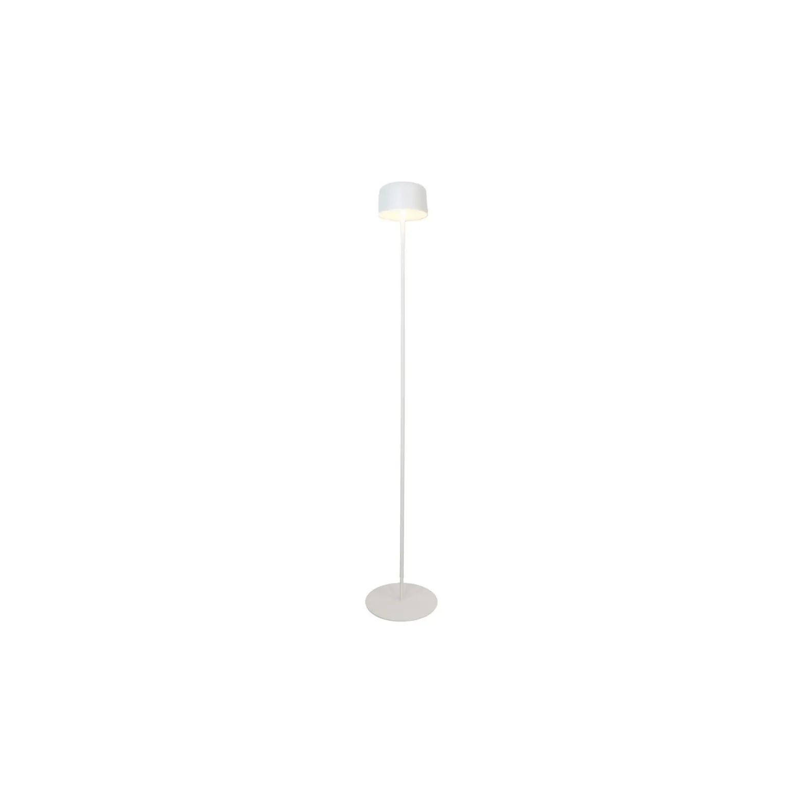 Eglo Golvlampa Roccanova-L Solar Stål Vit 2W 270lm - 830 Varm Vit | IP44 - Touchdimmerbar - USB-C