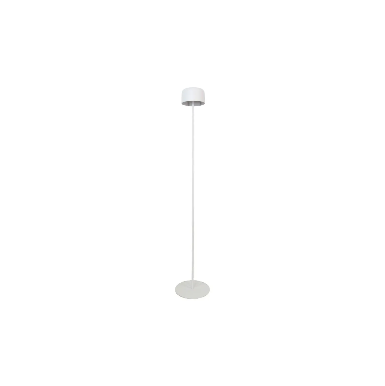 Eglo Golvlampa Roccanova-L Solar Stål Vit 2W 270lm - 830 Varm Vit | IP44 - Touchdimmerbar - USB-C