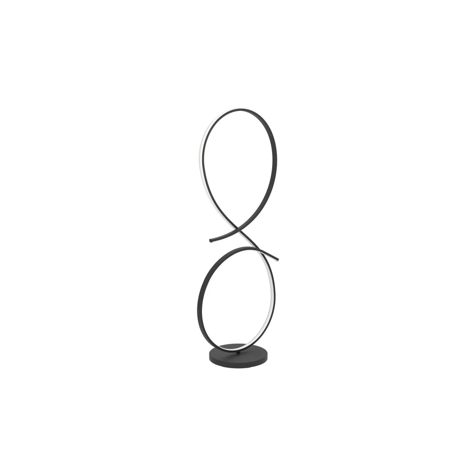 Eglo Golvlampa Serpins Aluminium Stål Svart 20W 2500lm - 830 Varm Vit | IP20