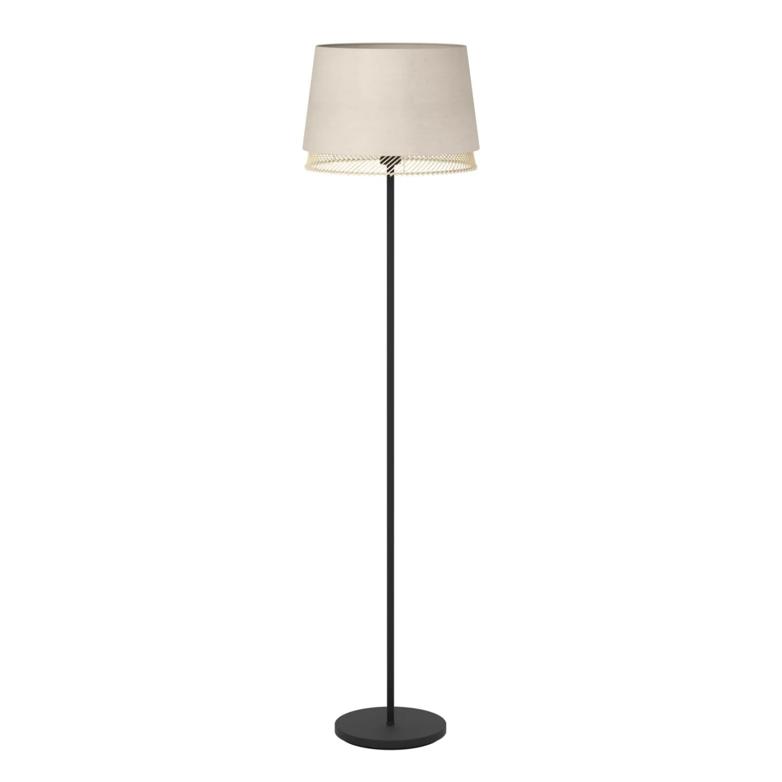 Eglo Golvlampa Tabley Stål Svart | Passande För 1x E27