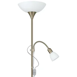 Eglo Golvlampa Up 2 Stål Guld | Passande För 1x E27