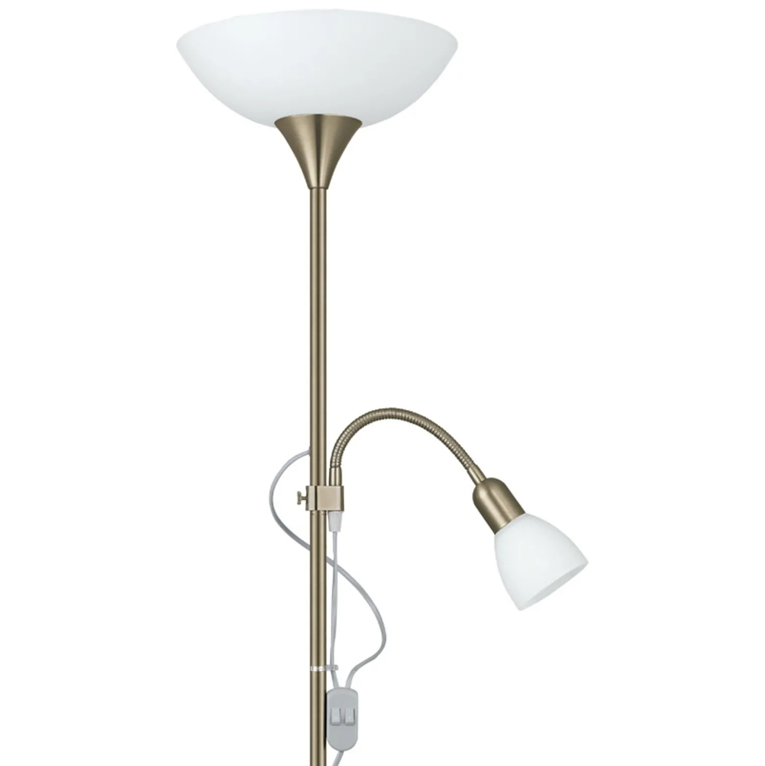 Eglo Golvlampa Up 2 Stål Guld | Passande För 1x E27
