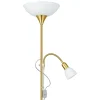 Eglo Golvlampa Up 2 Stål Guld | Passande För 1x E27