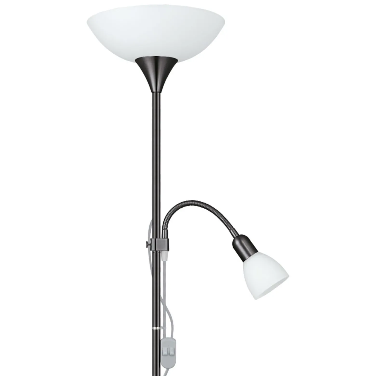 Eglo Golvlampa Up 2 Stål | Passande För 1x E27