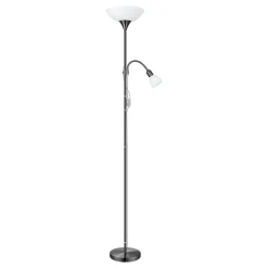 Eglo Golvlampa Up 2 Stål | Passande För 1x E27