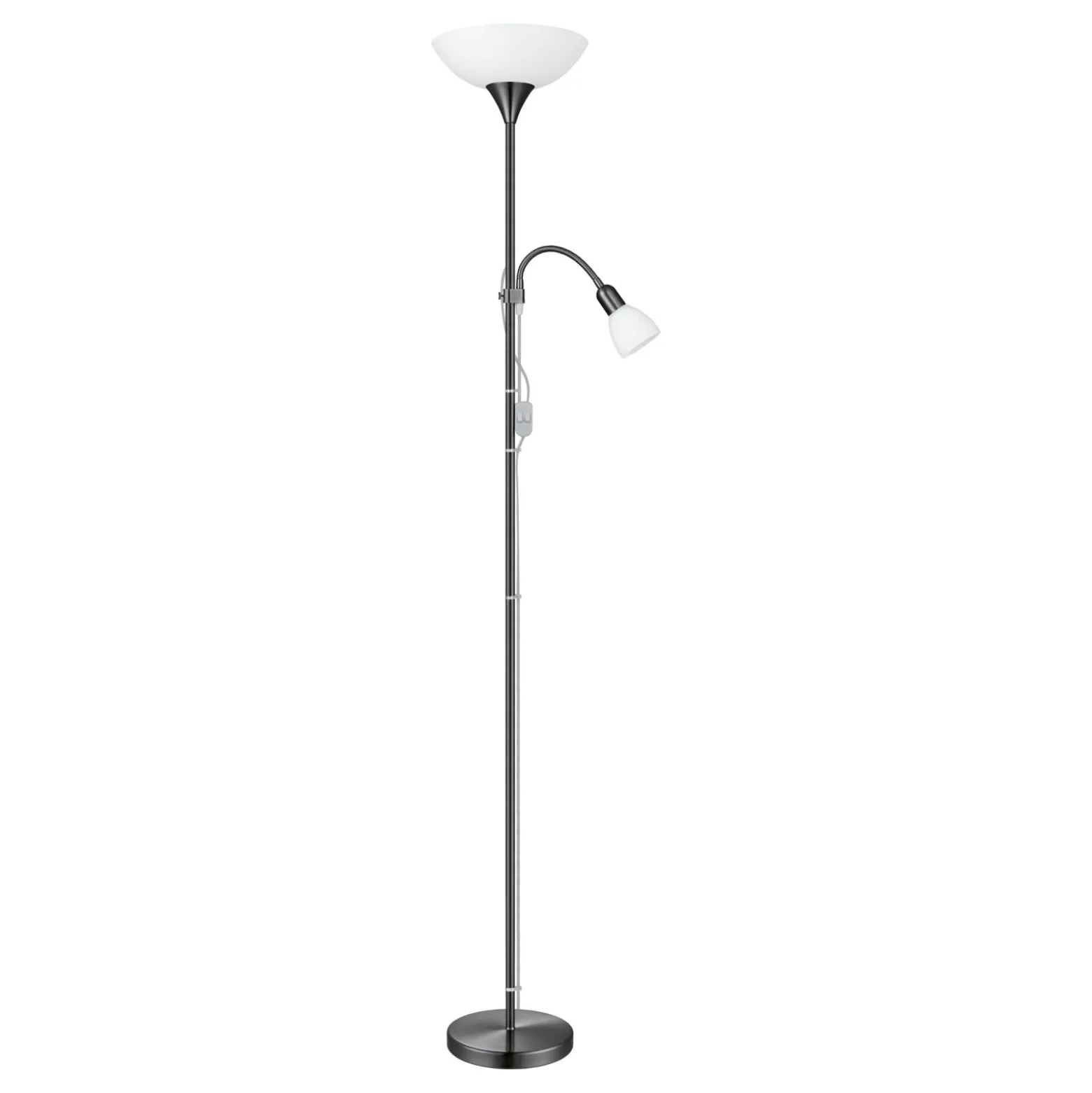Eglo Golvlampa Up 2 Stål | Passande För 1x E27