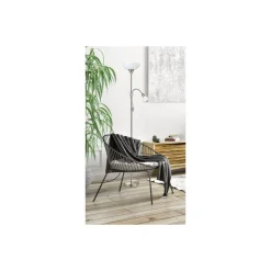 Eglo Golvlampa Up 2 Stål Satin Nickel | IP20 - Passande för 1x E27