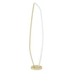Eglo Golvlampa Vallerosa Aluminium Stål Guld 252W 3400lm - 830 Varm Vit