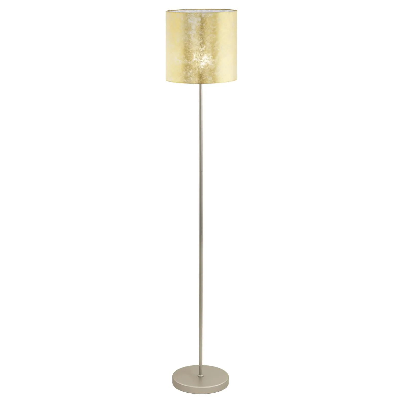 Eglo Golvlampa Viserbella Stål Guld | Passande För 1x E27