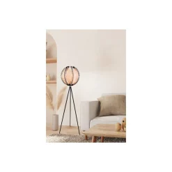 Eglo Golvlampa Waverton Stål Svart | IP20 - Passande för 1x E27