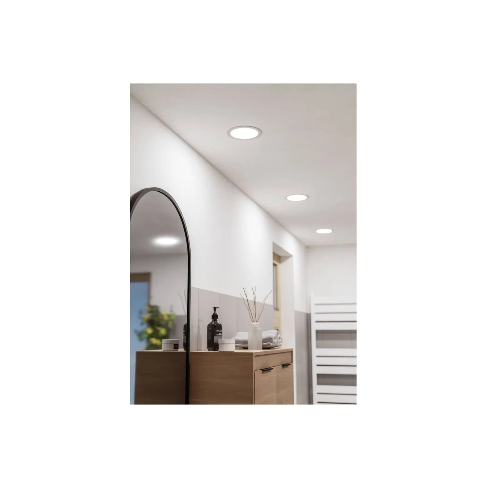 Eglo Infälld Spot Badrumsbelysning Fueva 6 Plast Vit 10.5W 1200lm - 827-840-865 CCT