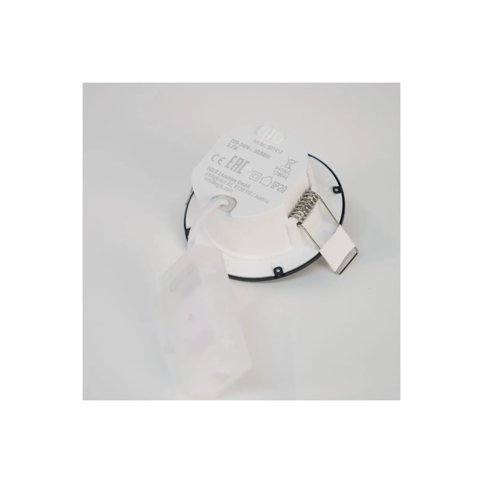 Eglo Infälld Spot Badrumsbelysning Fueva 6 Plast Svart 3.7W 450lm - 827-840-865 CCT