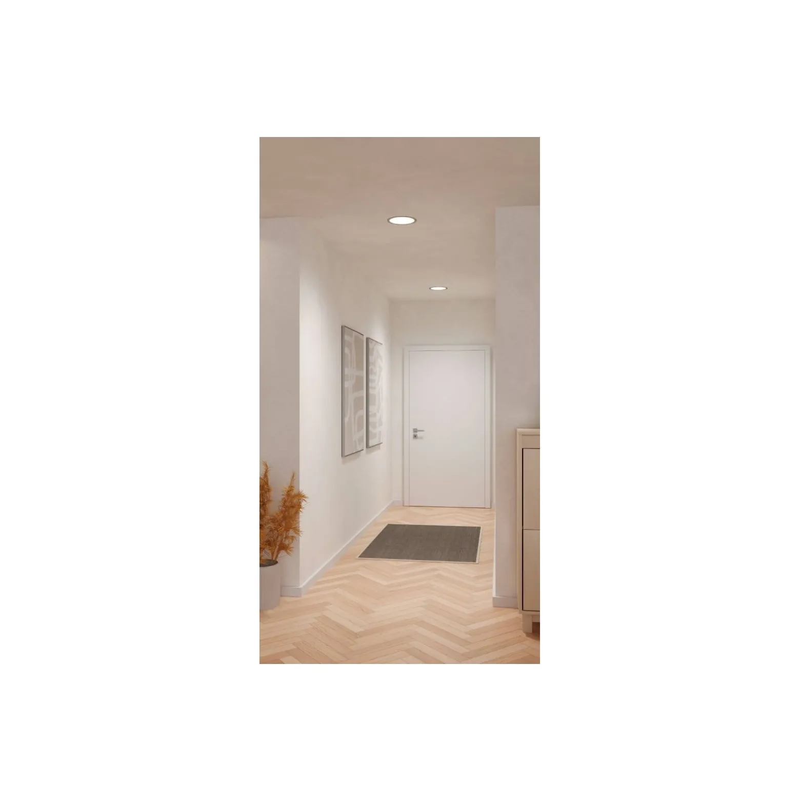 Eglo Infälld Spot Fueva 6 Plast Satin Nickel 18.5W 2100lm - 827-840-865 CCT
