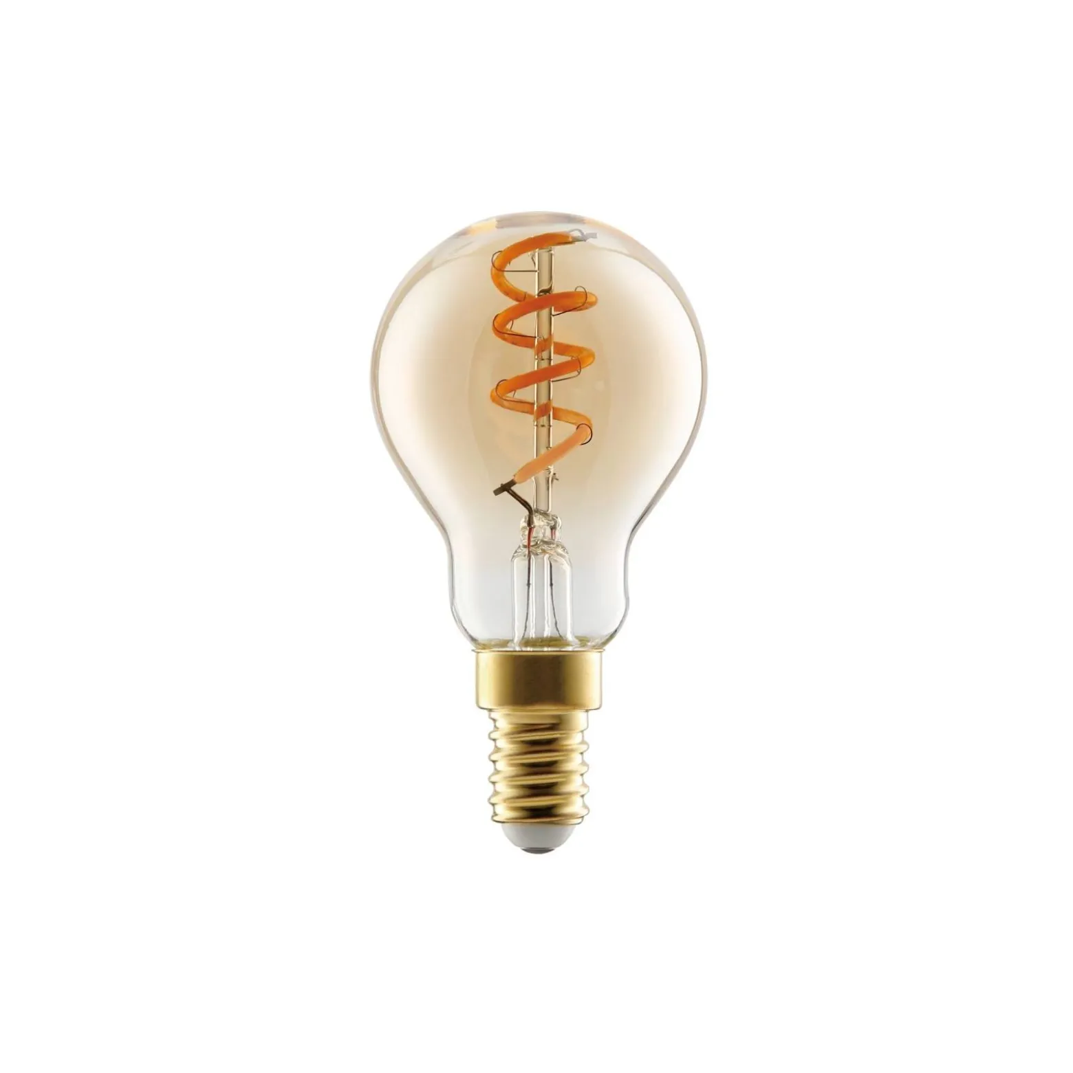 Eglo LED Boll E14 Filament Ambar 4W 145lm - 820 Extra Varm Vit | Dimbar - Ersättare 15W