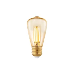 Eglo LED Edison E27 Filament Ambar 3.5W 270lm - 822 Extra Varm Vit | 3-Stegs Dimbar - Ersättare 25W