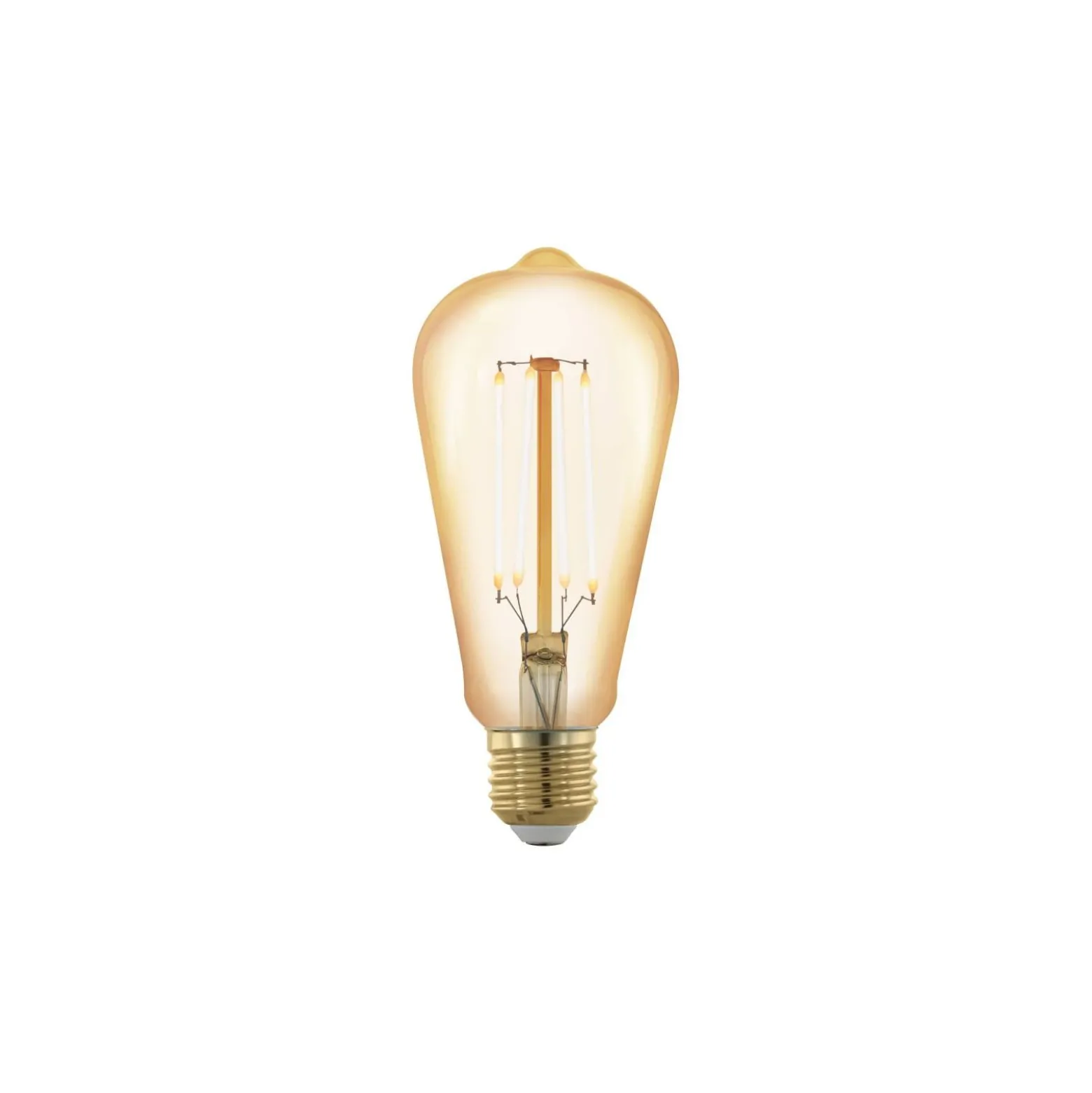 Eglo LED Edison E27 Filament Ambar 4.5W 400lm - 822 Extra Varm Vit | 3-Stegs Dimbar - Ersättare 40W
