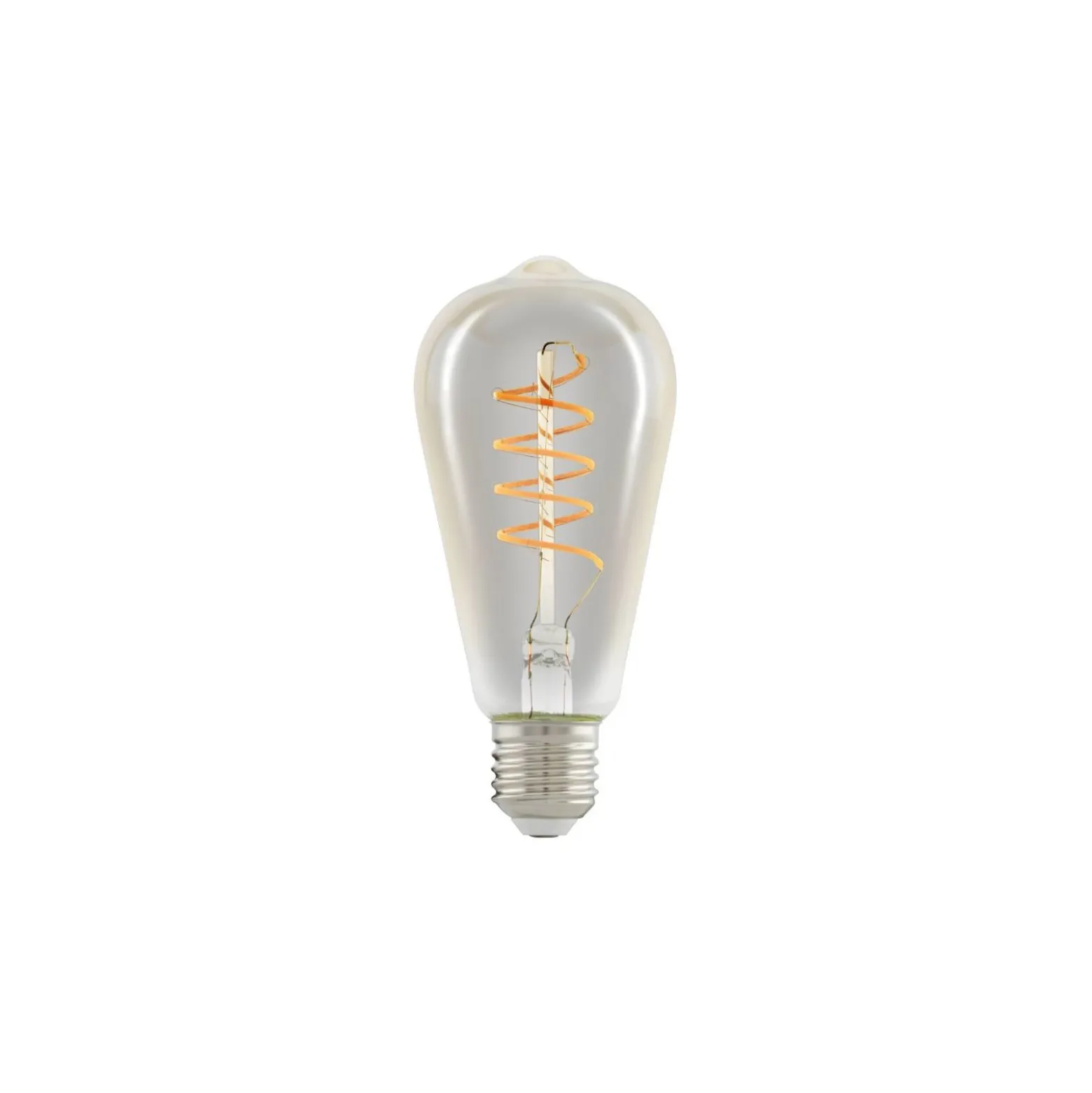 Eglo LED Edison E27 Filament Smokey 4W 270lm - 822 Extra Varm Vit | 3-Stegs Dimbar - Ersättare 25W
