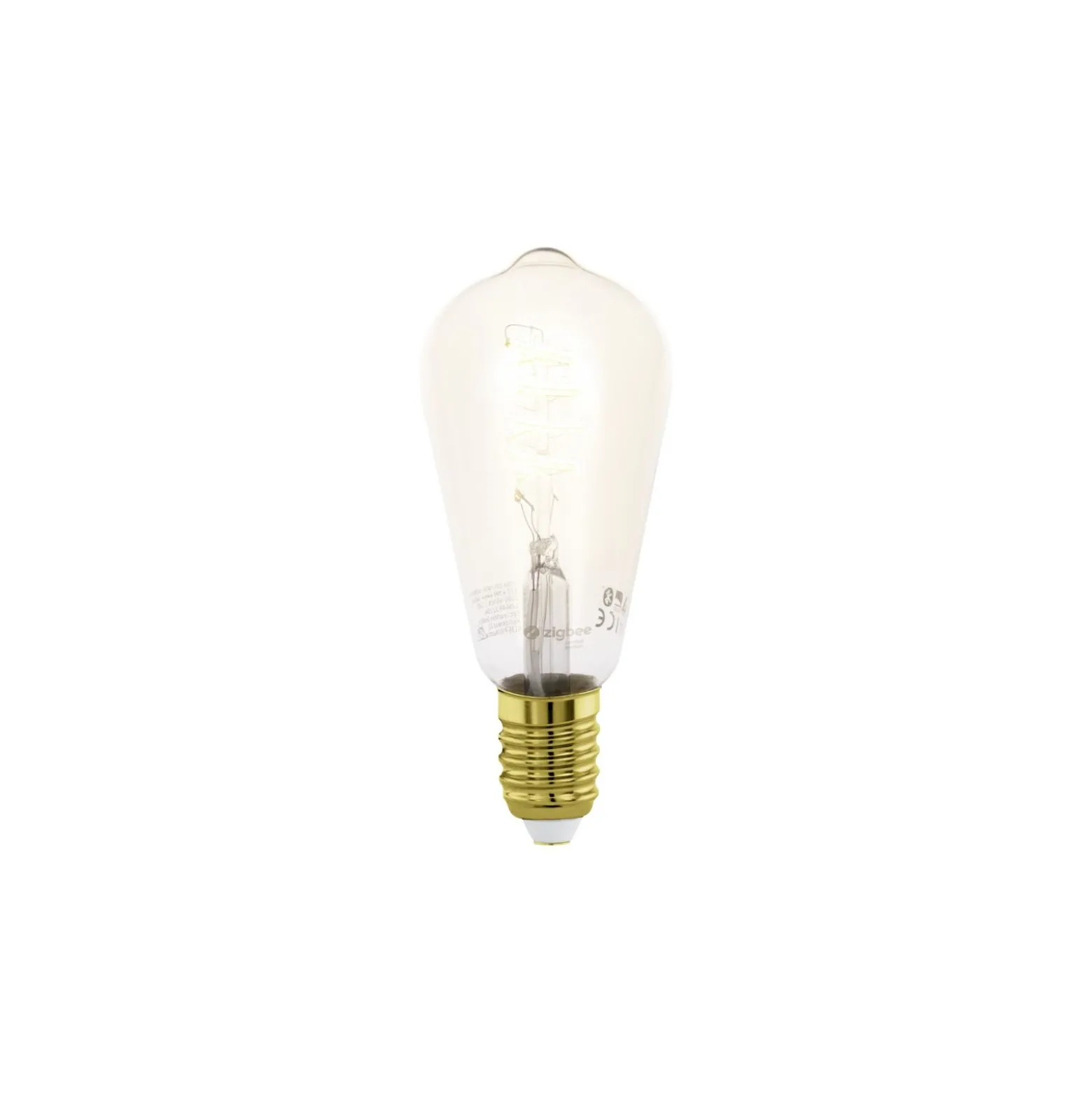 Eglo LED E27 Edison Ambar Filament 7W 806lm - 822-865 Justerbar Vit | Zigbee Dimbar- Ersättare 60W