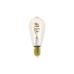 Eglo LED E27 Edison Ambar Filament 7W 806lm - 822-865 Justerbar Vit | Zigbee Dimbar- Ersättare 60W