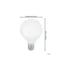 Eglo LED E27 Globe Klar Filament 7.5W 806lm - 830 Varm Vit + RGB | Zigbee Dimbar - Ersättare 60W
