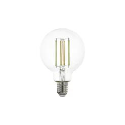 Eglo LED E27 Globe Klar Filament 8W 1055lm - 822-865 Justerbar Vit | Zigbee Dimbar- Ersättare 75W