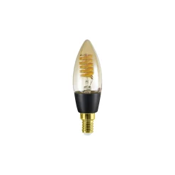 Eglo LED E14 Kronljus Ambar Filament 4.9W 470lm - 822-865 Justerbar Vit | Zigbee Dimbar- Ersättare 40W