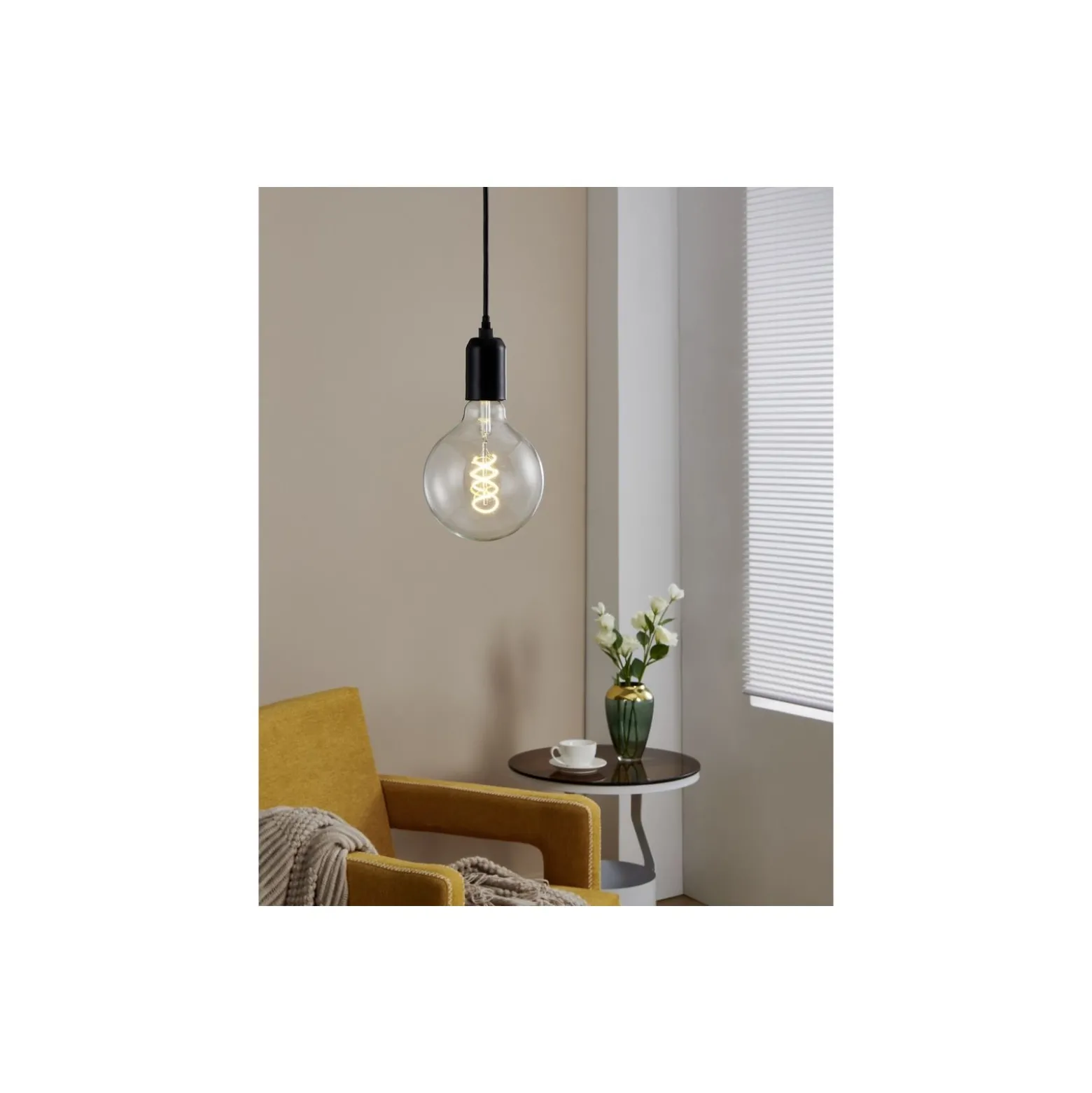 Eglo LED E27 Päron Klar Filament 7.3W 806lm - 827 Extra Varm Vit | Ersättare 60W