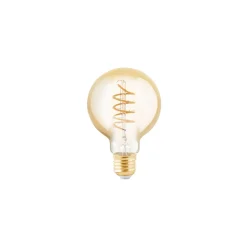 Eglo LED Globe E27 Filament Ambar 4W 245lm - 820 Extra Varm Vit | Dimbar - Ersättare 25W