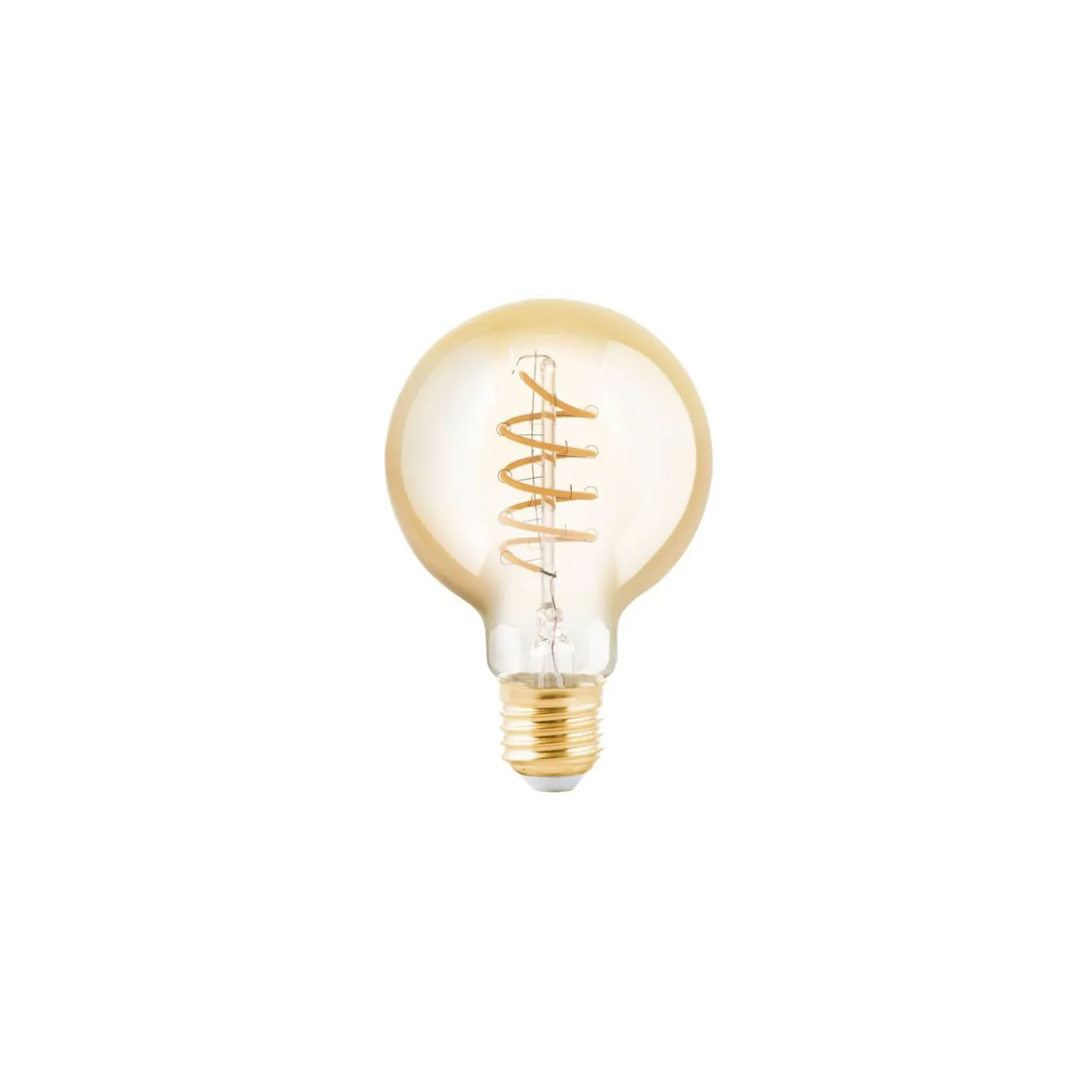 Eglo LED Globe E27 Filament Ambar 4W 245lm - 820 Extra Varm Vit | Dimbar - Ersättare 25W