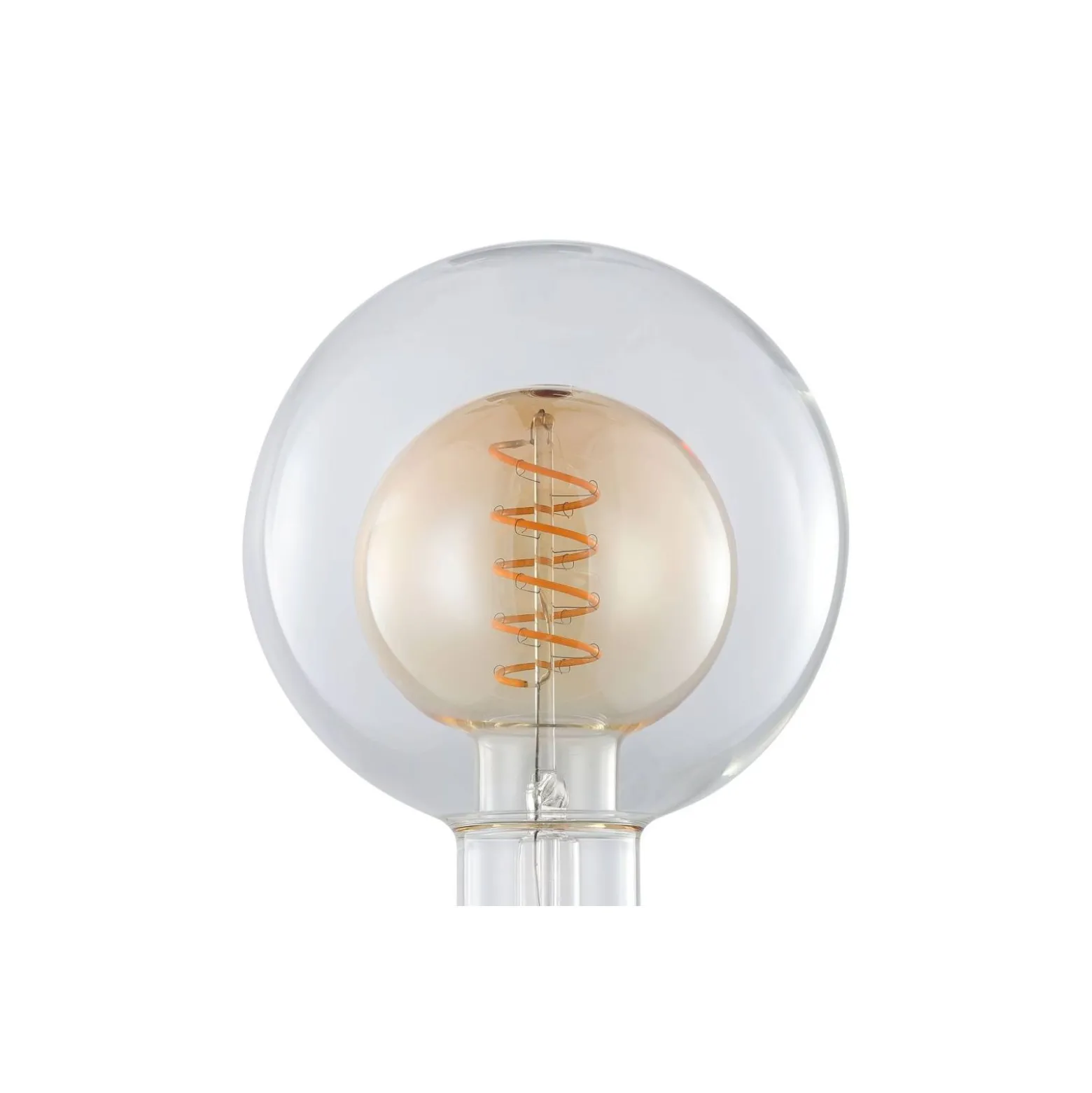 Eglo LED Globe E27 Filament Ambar 4W 200lm - 820 Extra Varm Vit | Dimbar - Ersättare 25W