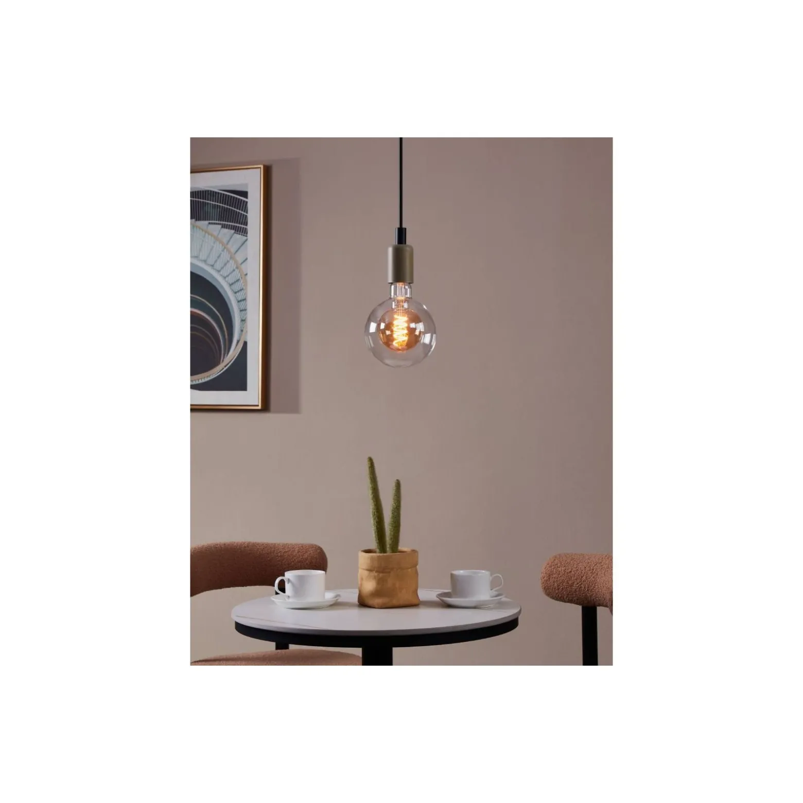 Eglo LED Globe E27 Filament Ambar 4W 200lm - 820 Extra Varm Vit | Dimbar - Ersättare 25W